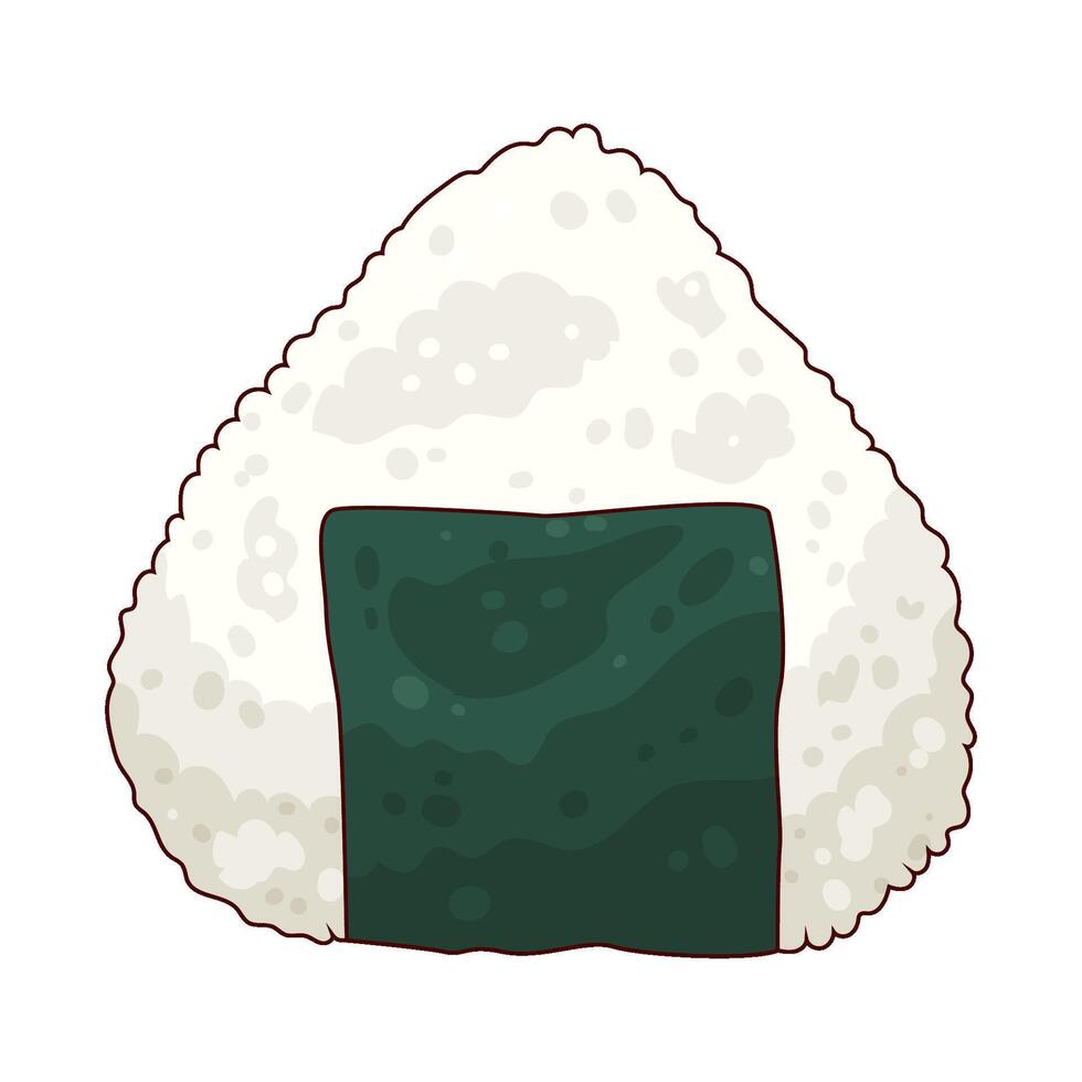 Illustration of onigiri vector