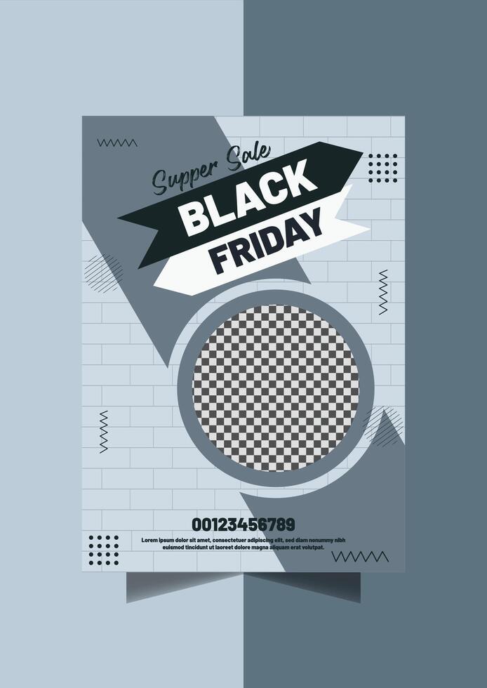 Black Friday design for advertising, banners, leaflets and flyers. vector