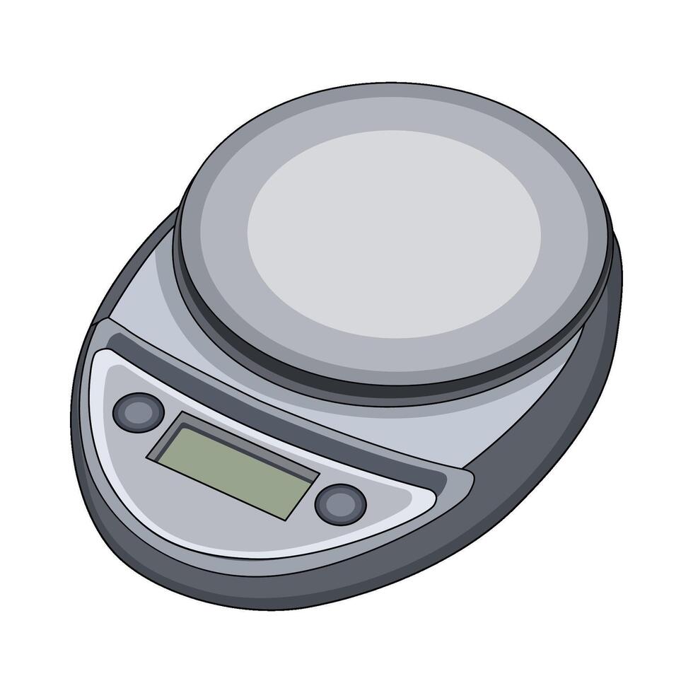 illustration of weight scale vector