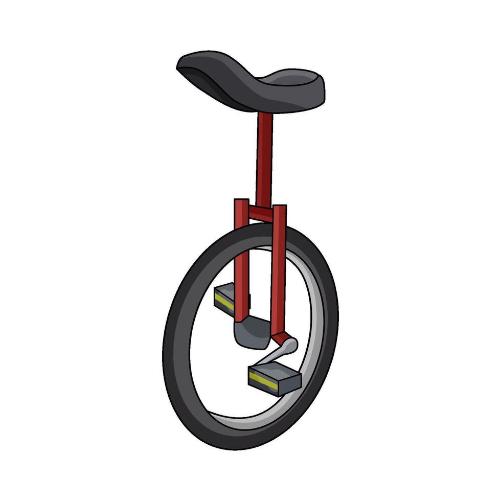 illustration of unicycle vector