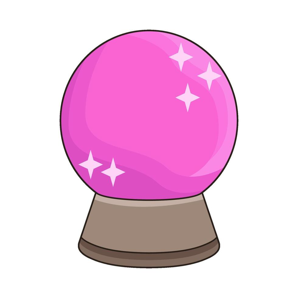 illustration of magic ball vector