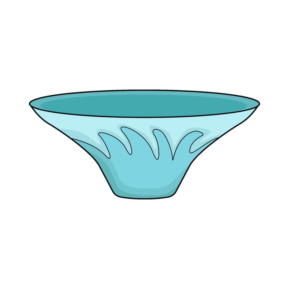 illustration of japanese bowl vector
