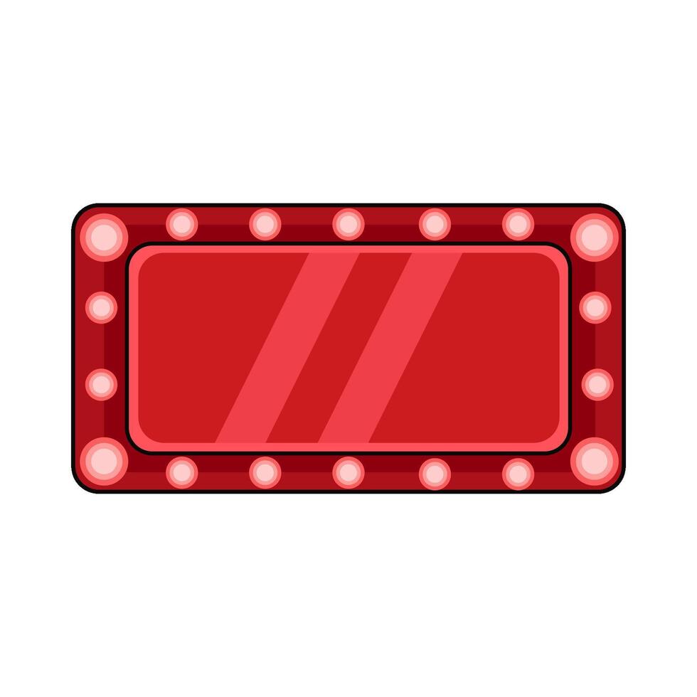 illustration of circus light sign vector