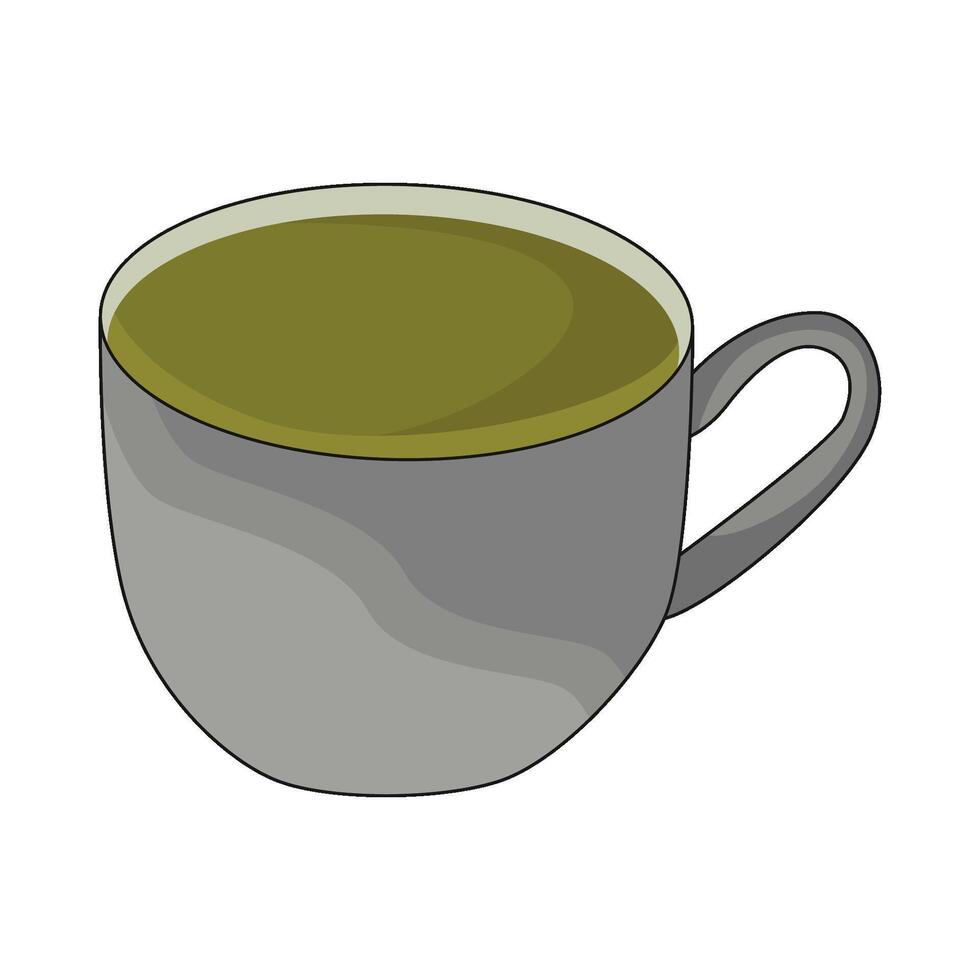 illustration of matcha vector