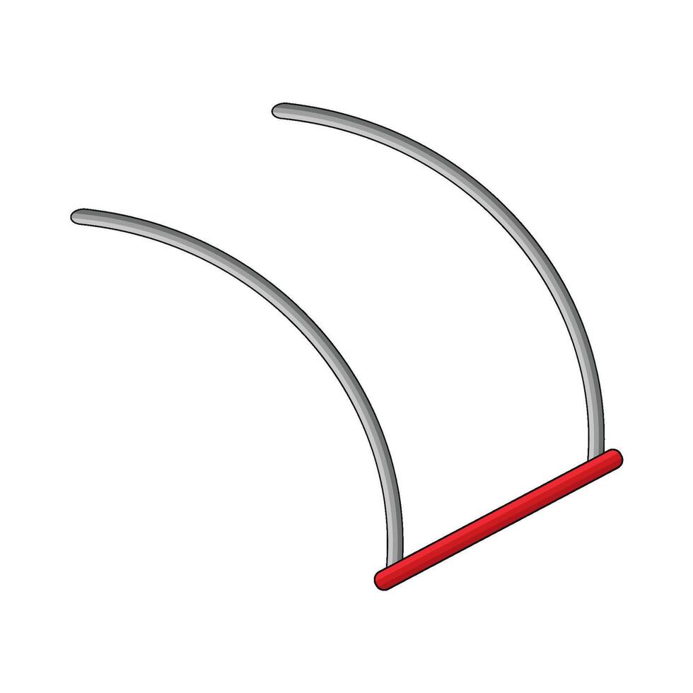 illustration of circus swing vector