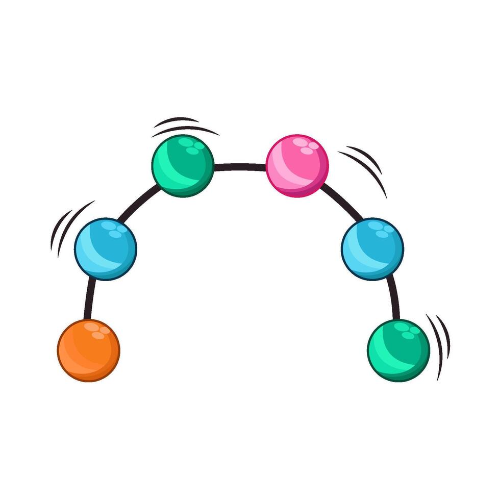 illustration of juggling balls vector