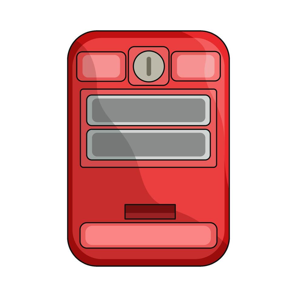 illustration of fire alarm vector