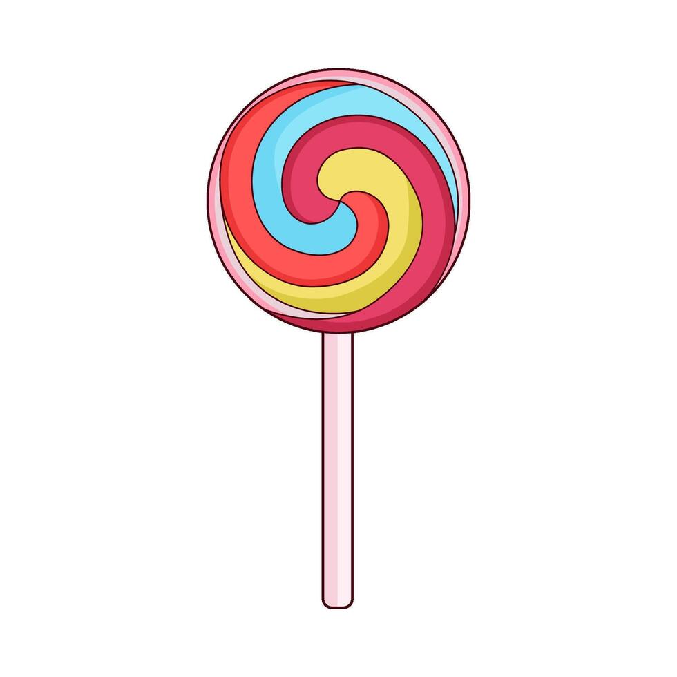 illustration of lollipop vector