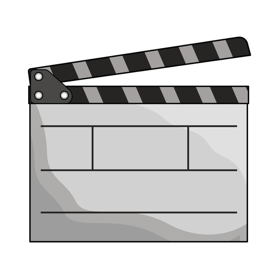 illustration of clapperboard vector