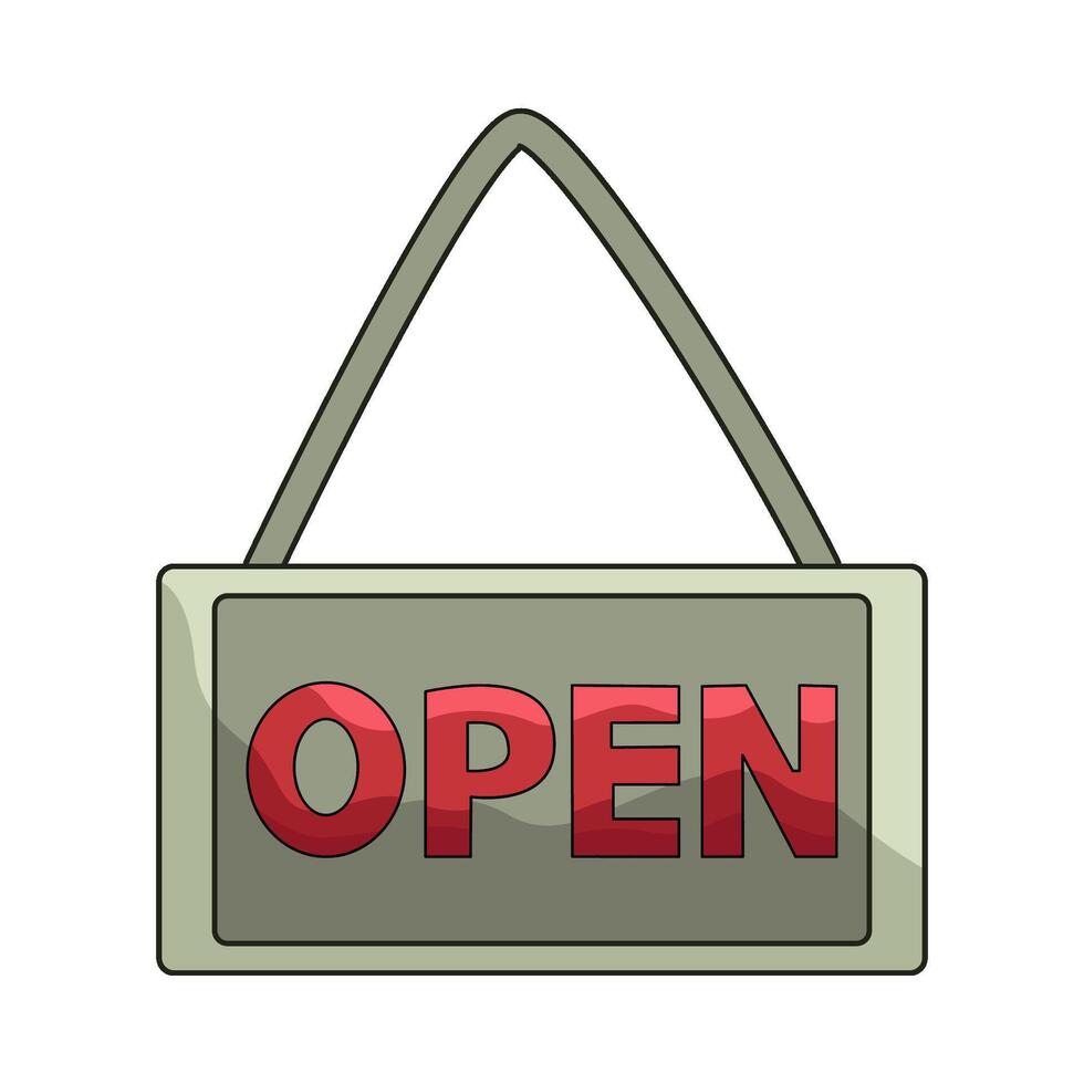 illustration of open board vector
