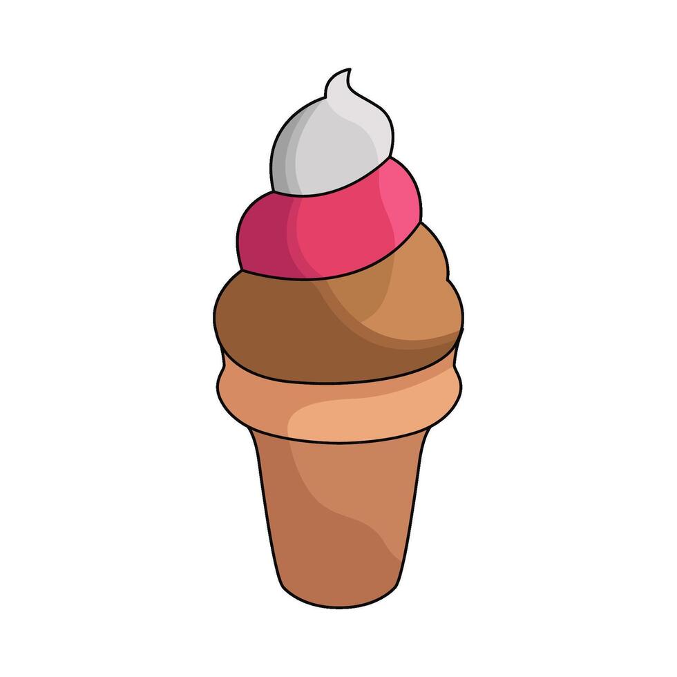 illustration of ice cream vector