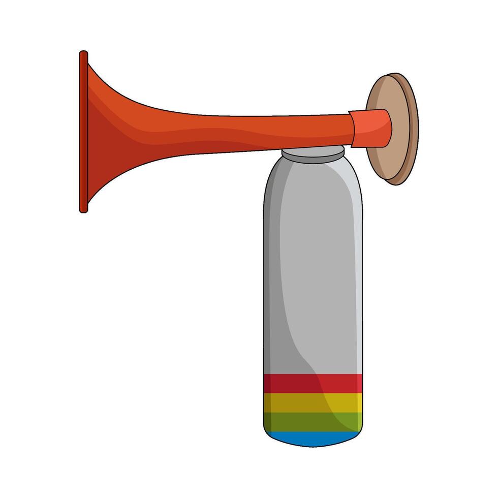 illustration of party air horn vector