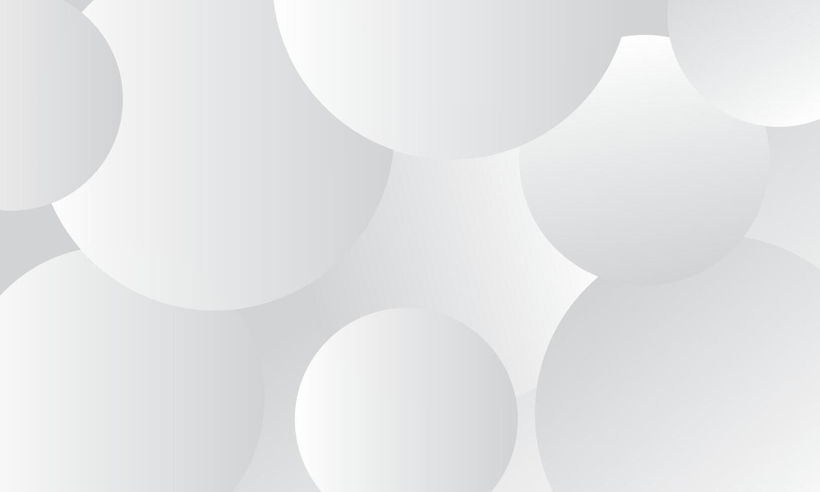 Abstract gradient background of white and gray circles vector