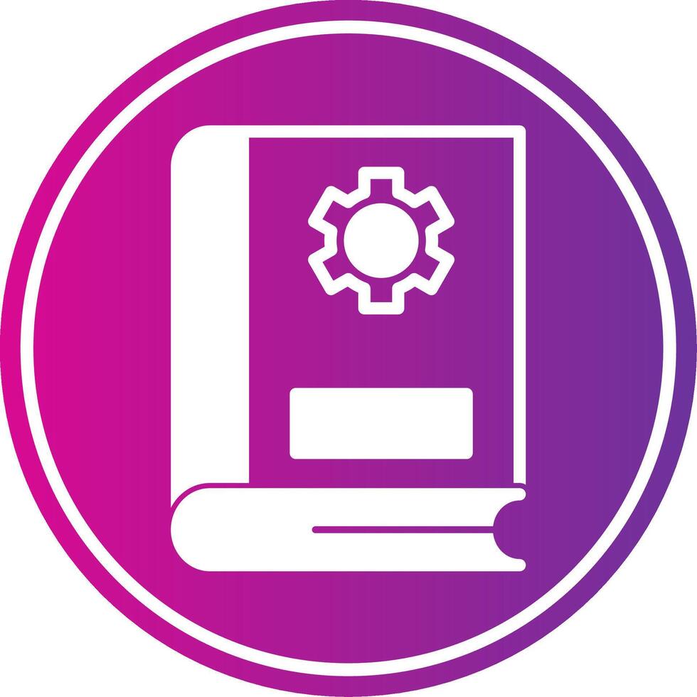 Book Setting Icon vector