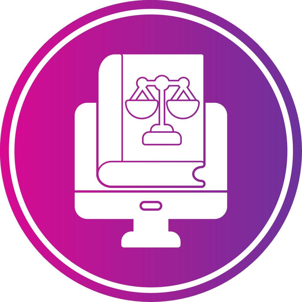 Online Work Icon vector