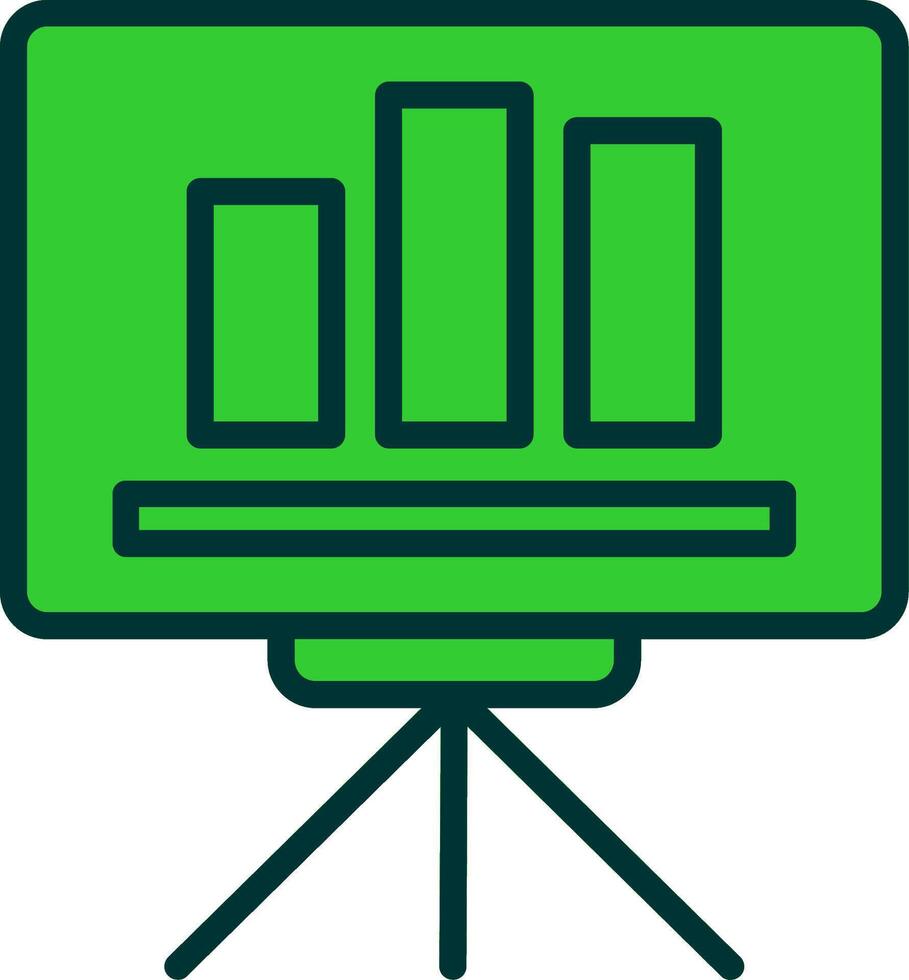 Presentation Board Icon vector