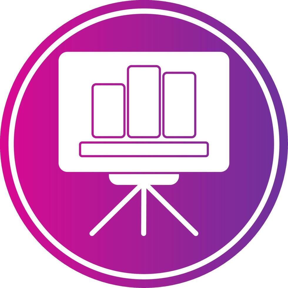 Presentation Board Icon vector