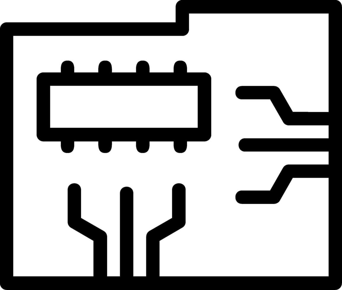 Pcb Board Icon vector