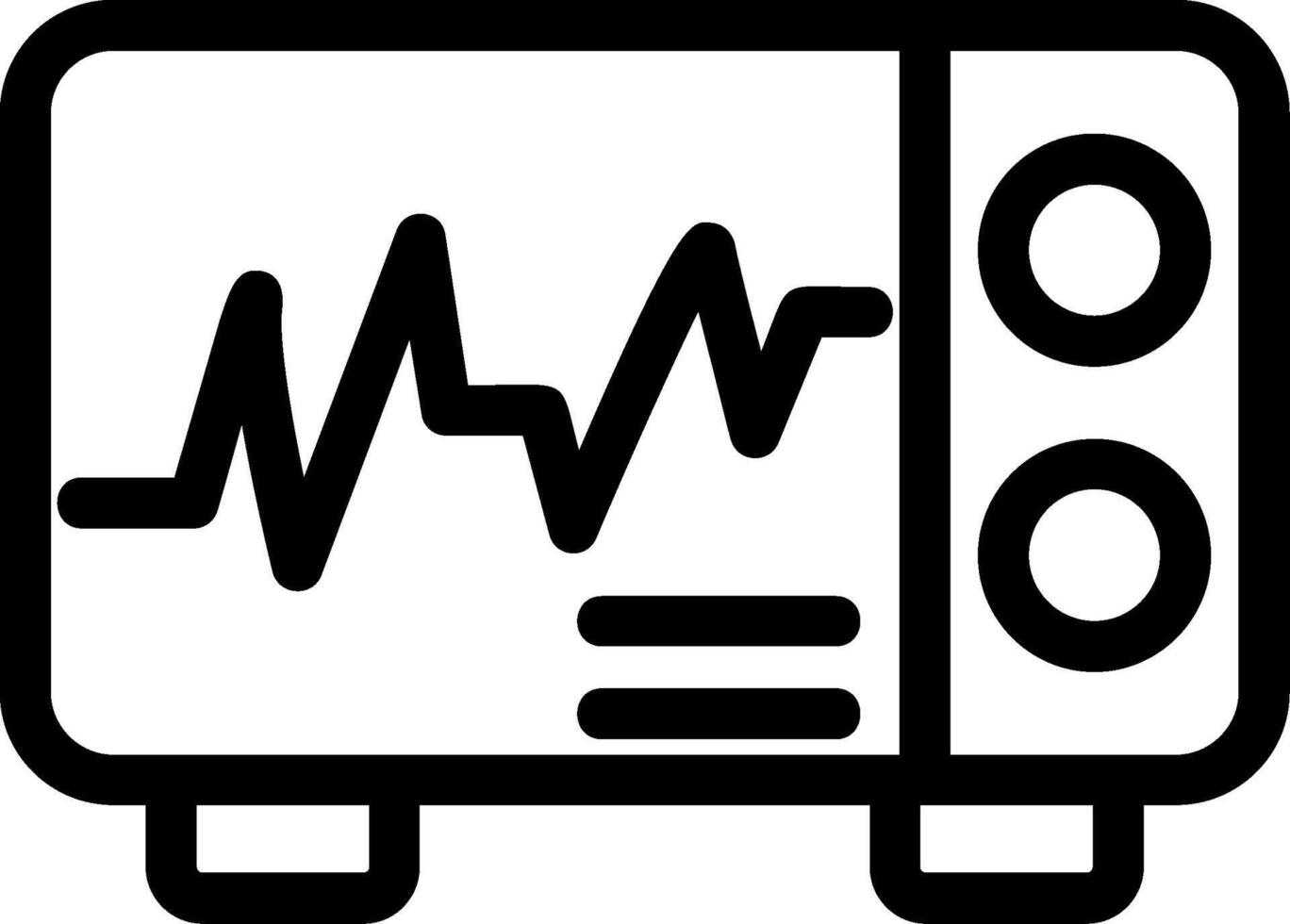 heart rate moniter Icon vector