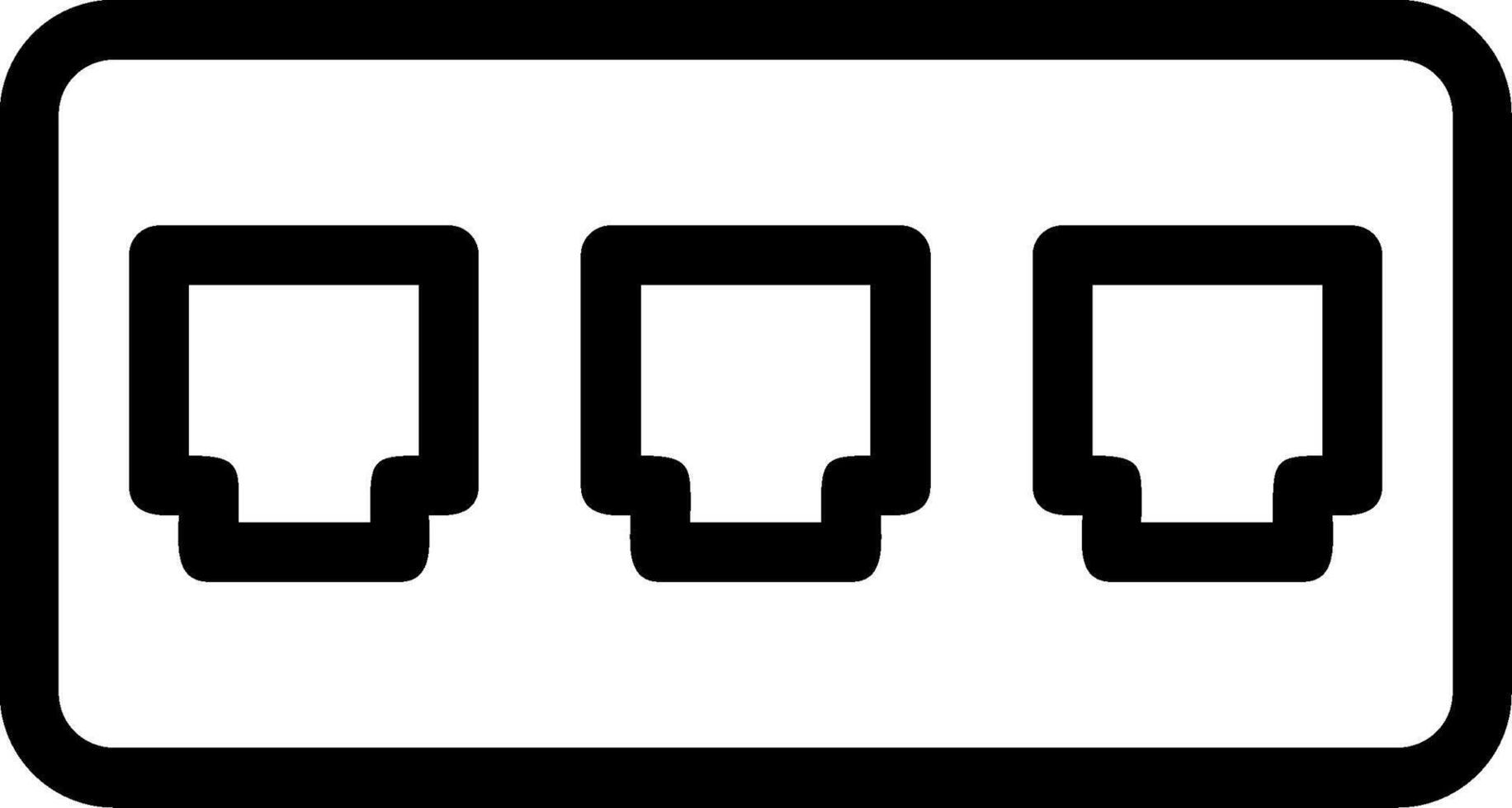 Fuse Box Icon vector