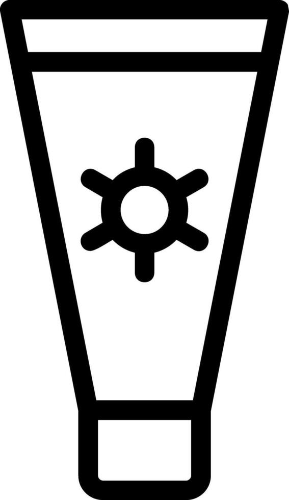 Sun Cream Icon vector
