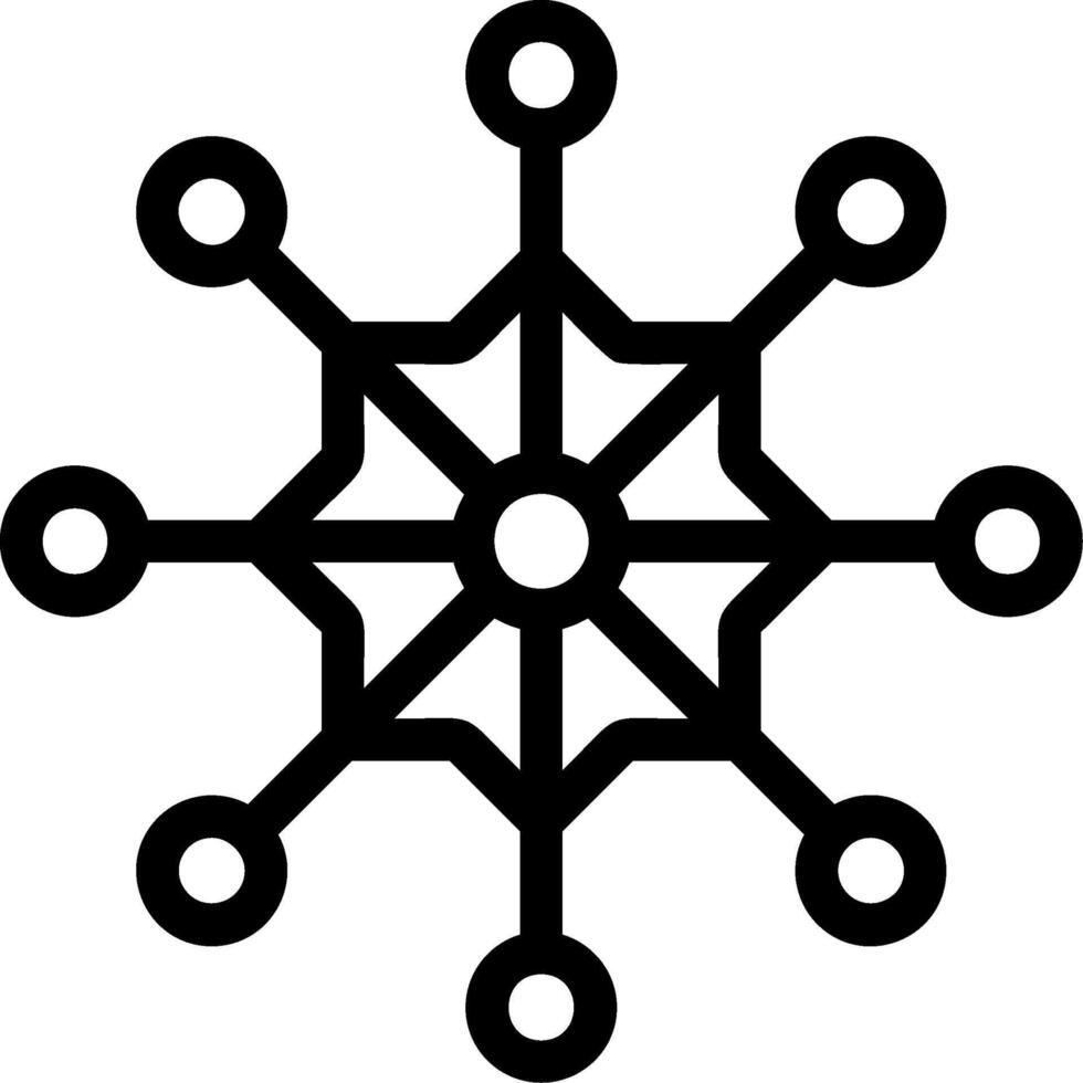 Snow Flake Icon vector