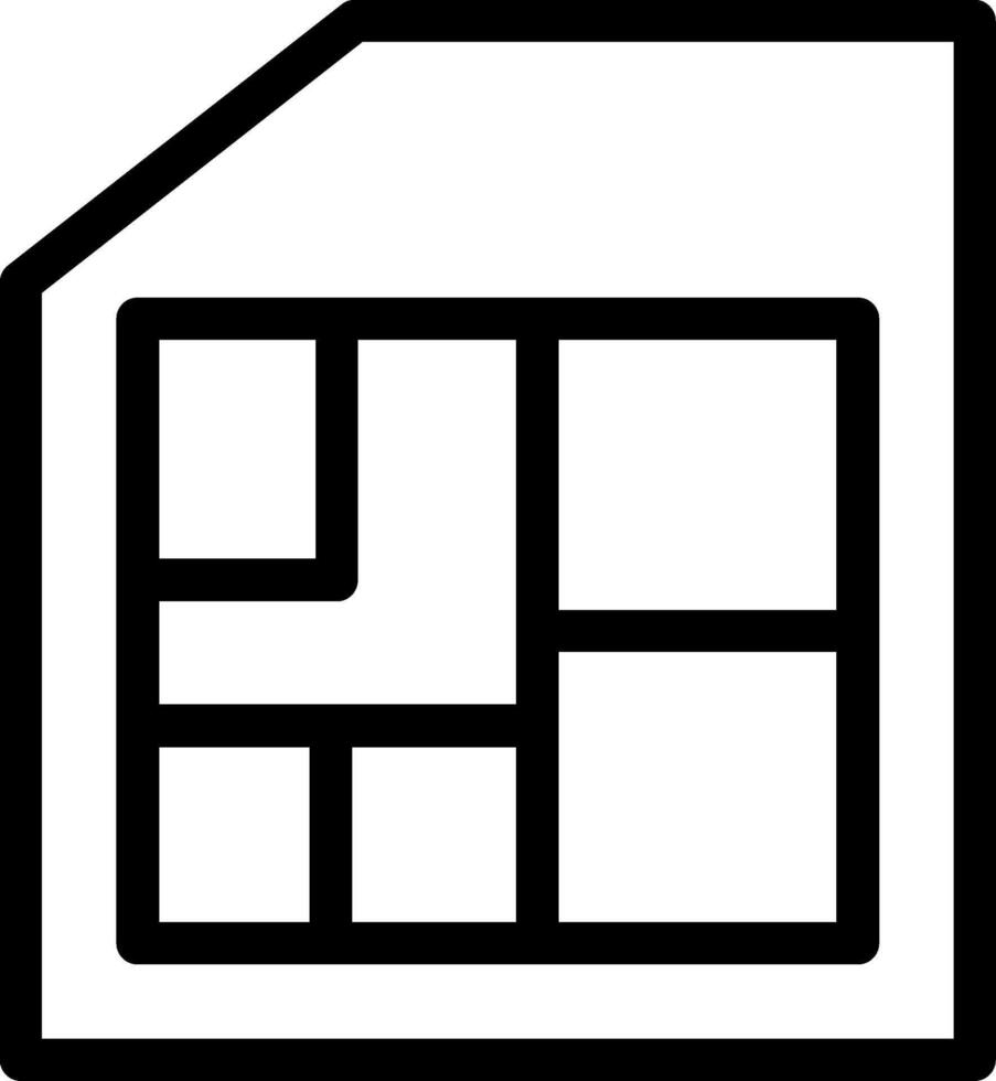 Sim Card Icon vector