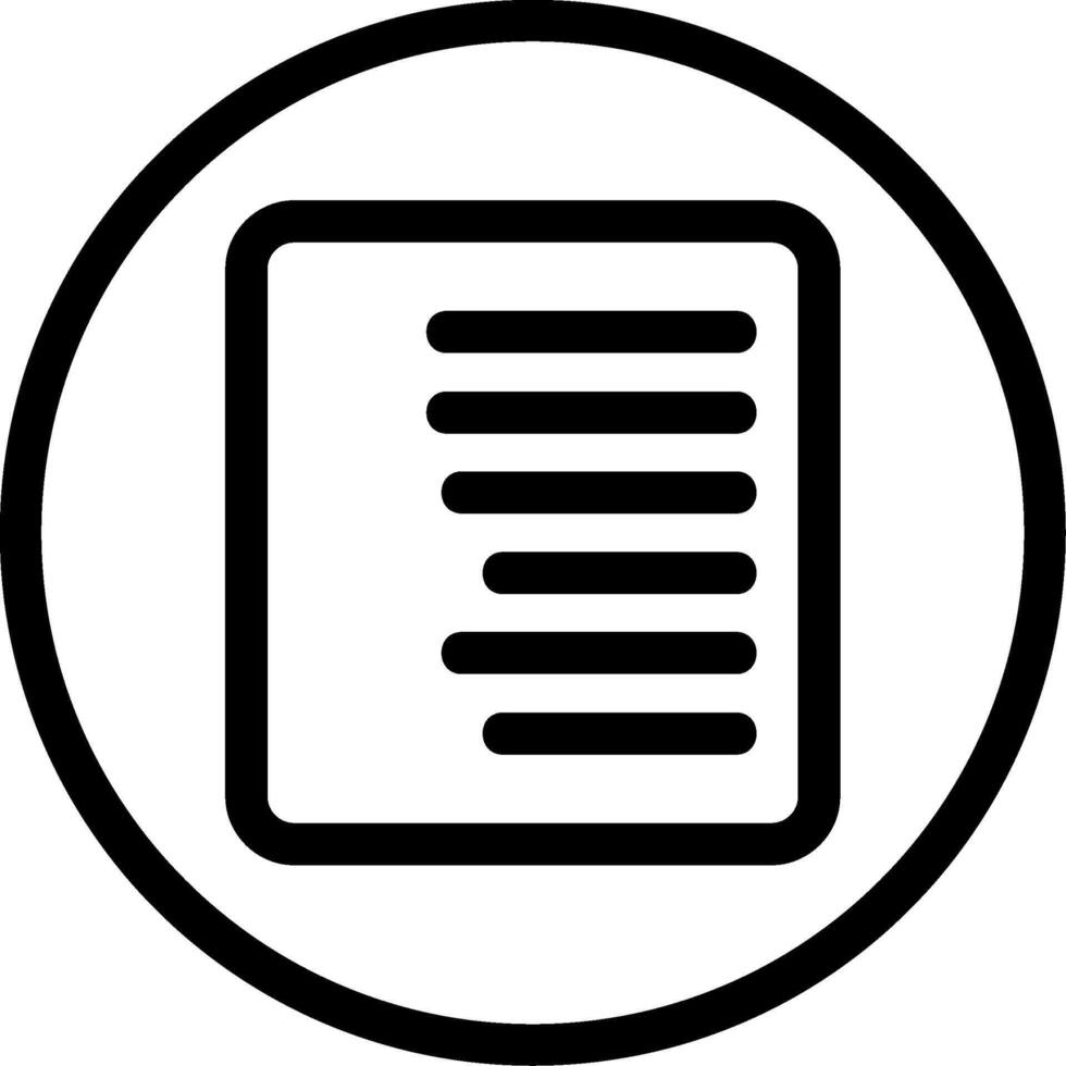 Right Align Icon vector