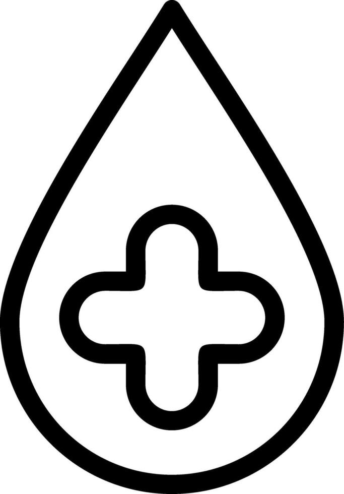 Blood Drop Icon vector