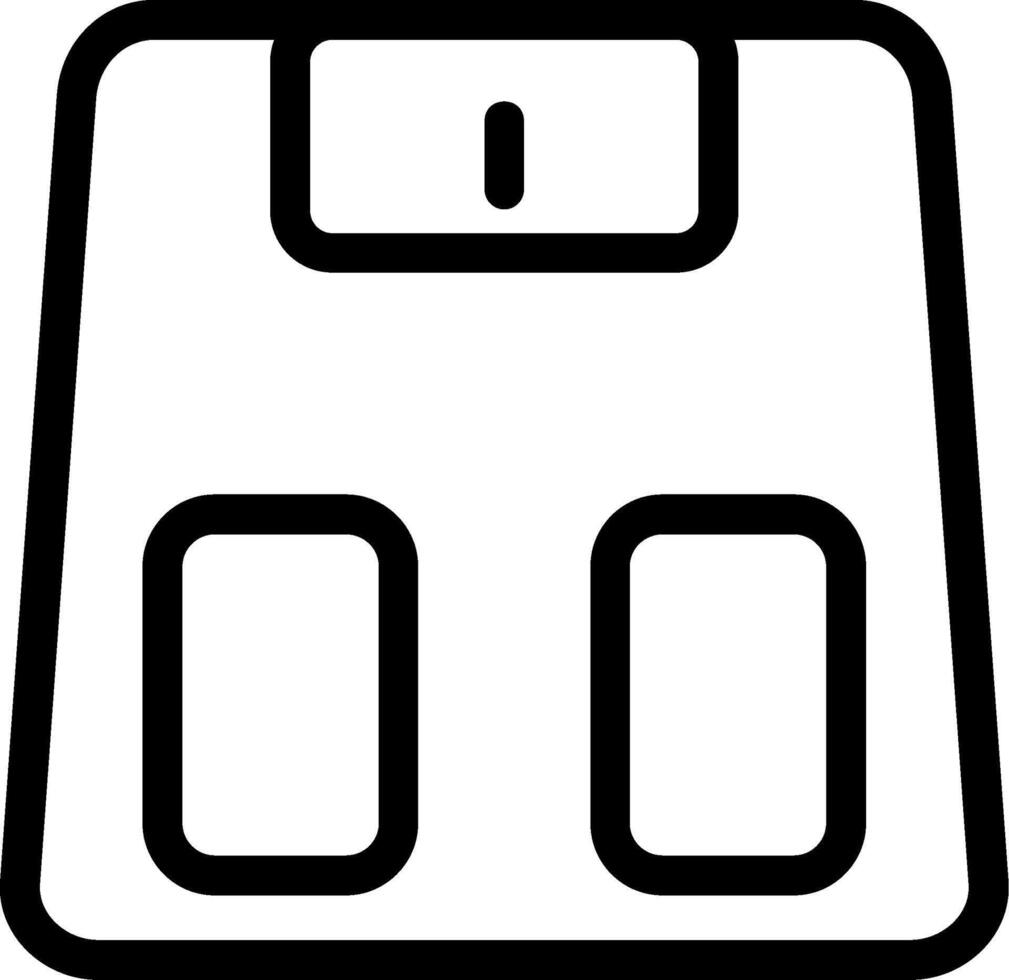 weight scale Icon vector