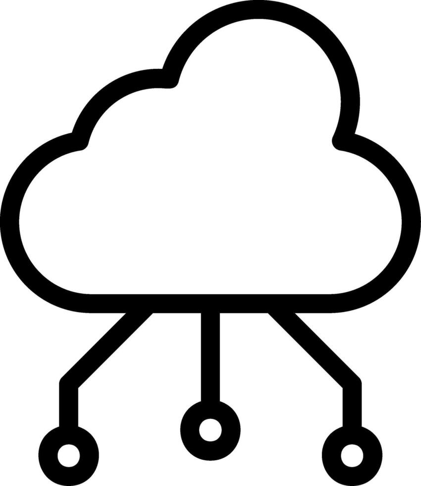 Cloud Storage Icon vector