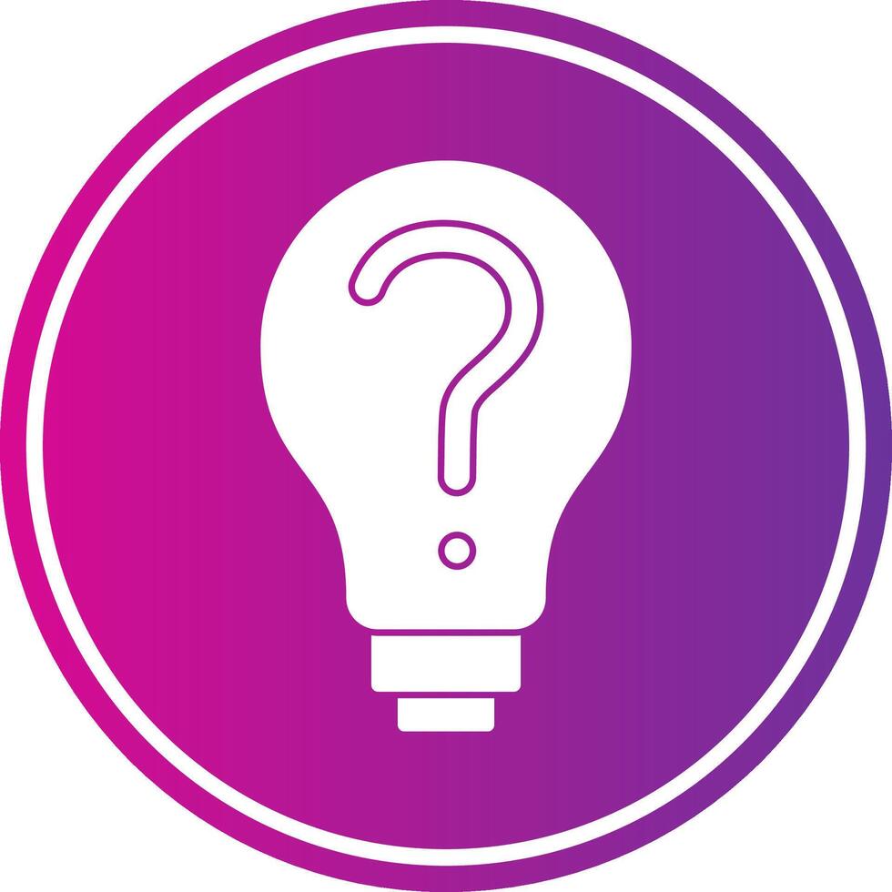 Decision Making Glyph Gradient Circle Icon vector