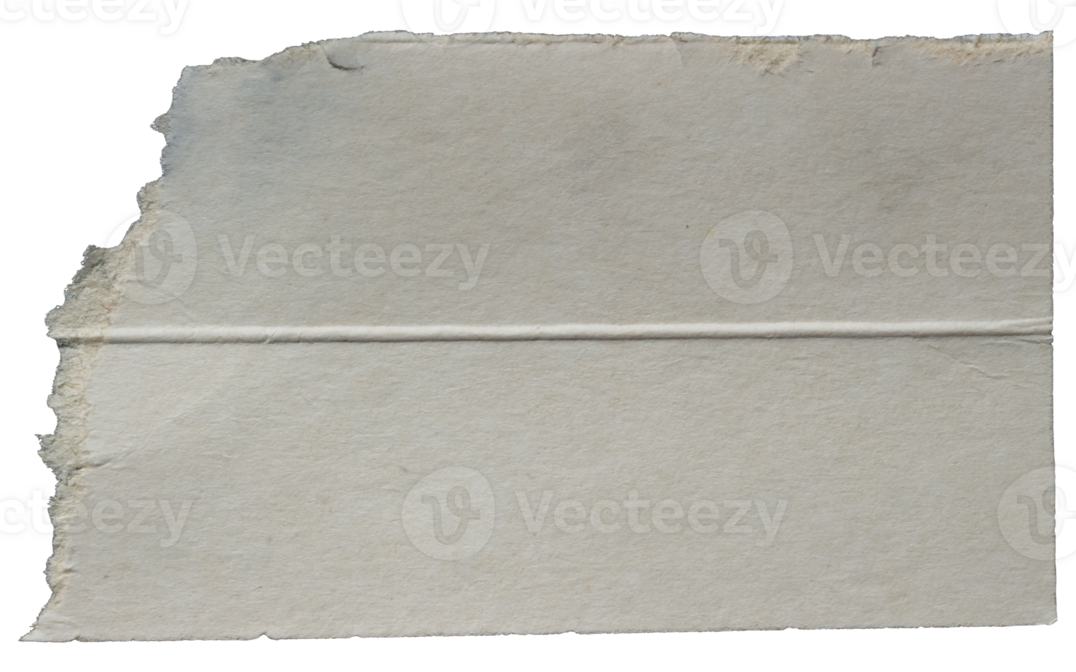 Ripped paper torn edges with transparent background png