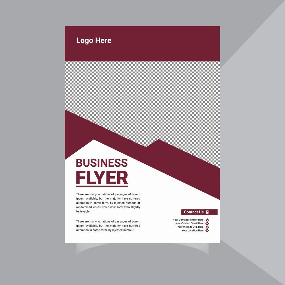 professional Business Flyer Template Design vector