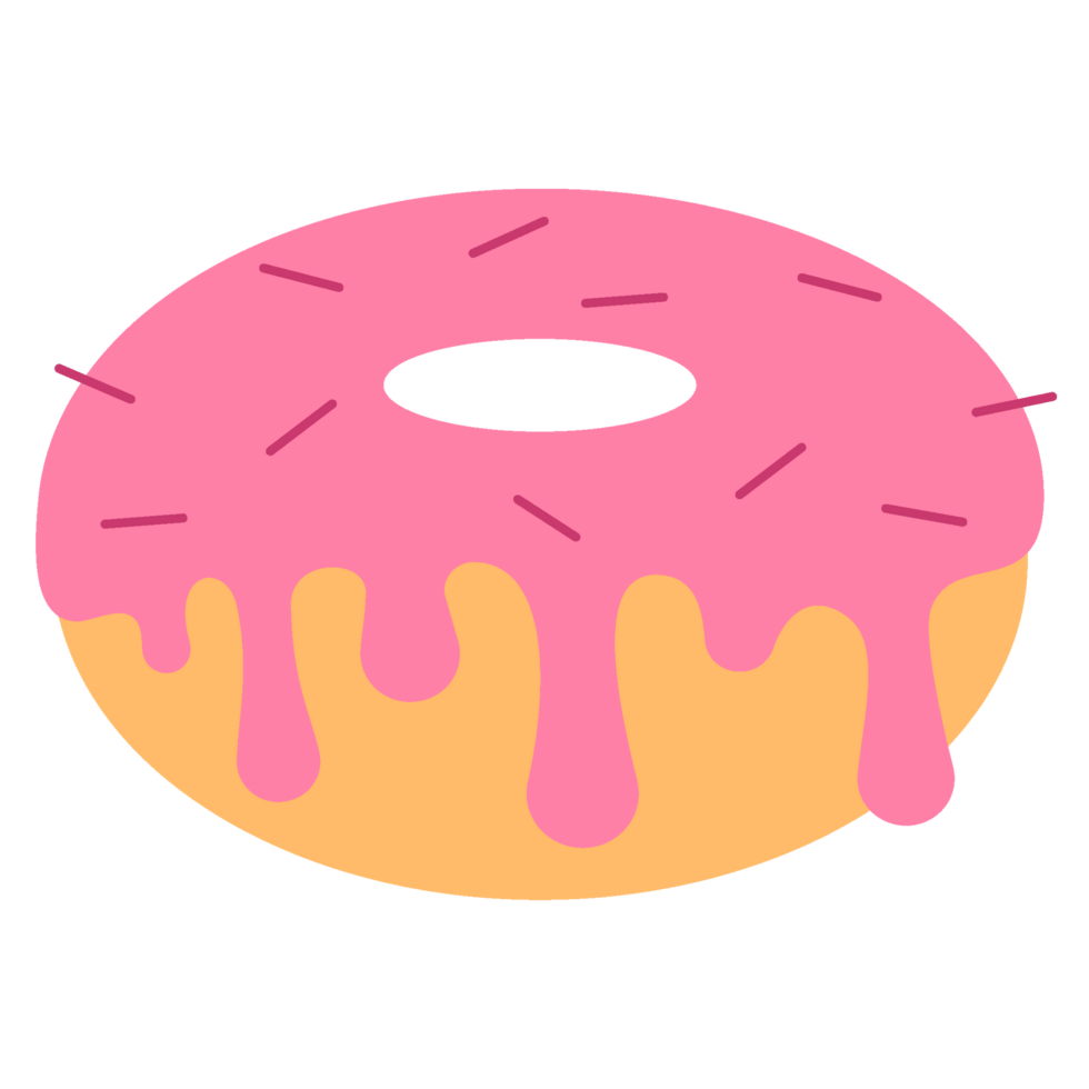 donut pastry cake png