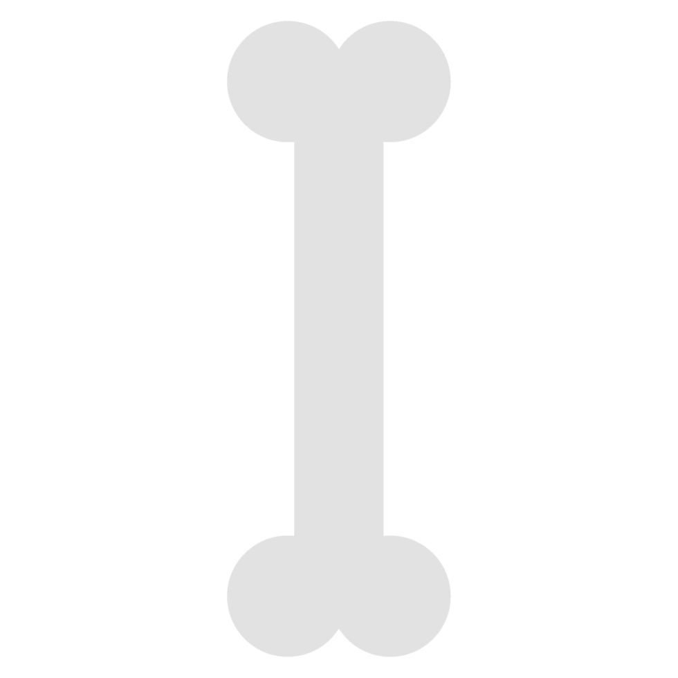 Simple Dog Bone Icon png