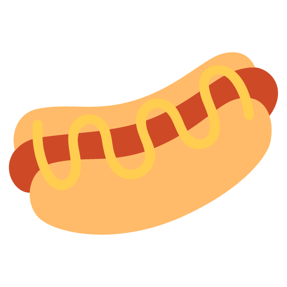 hotdog food icon illustration png