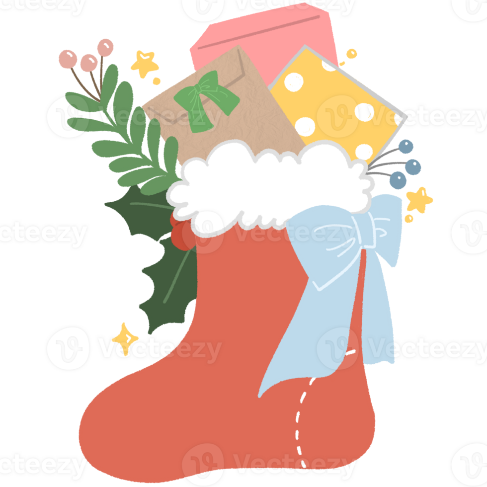 merry christmas stocking png