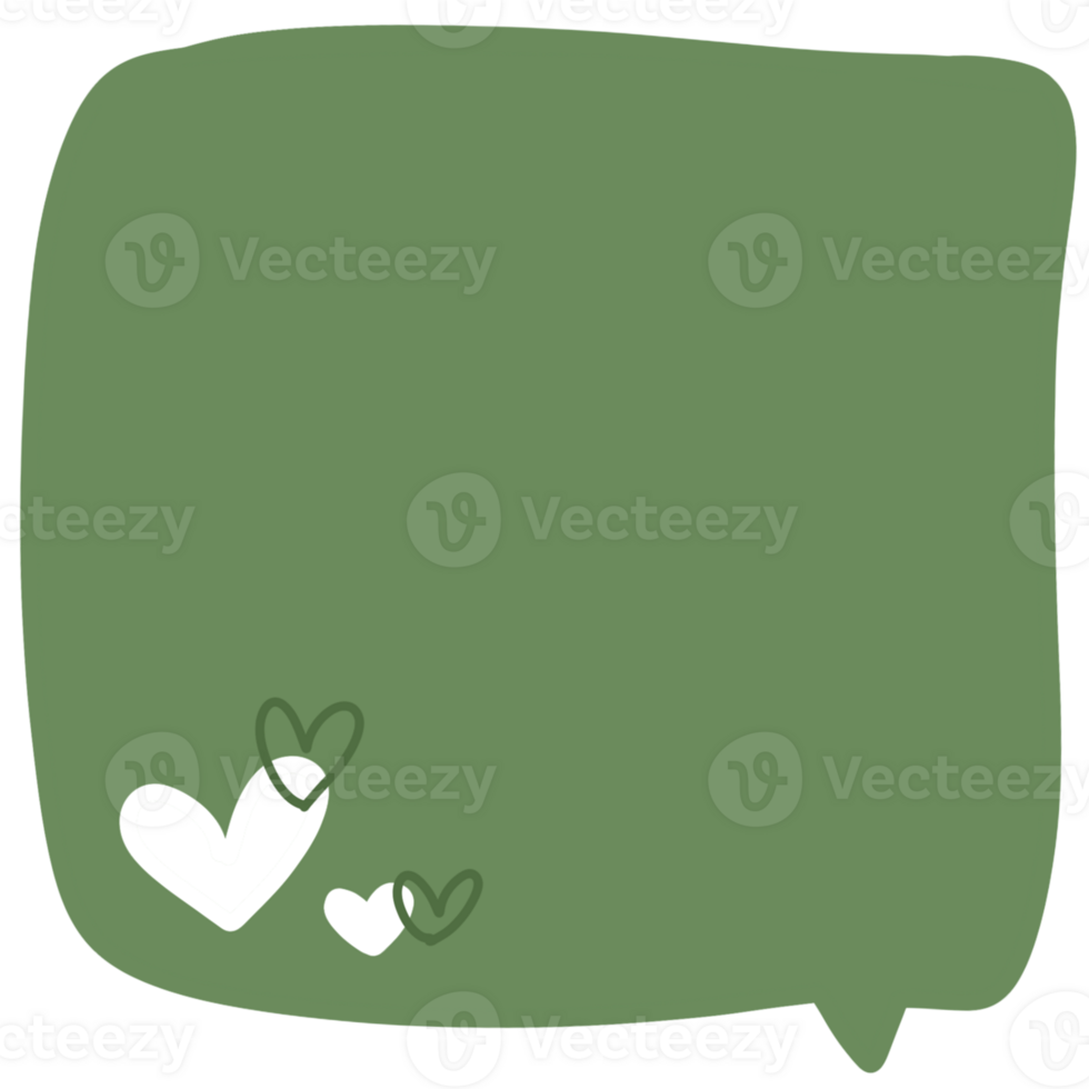 green speech bubble png