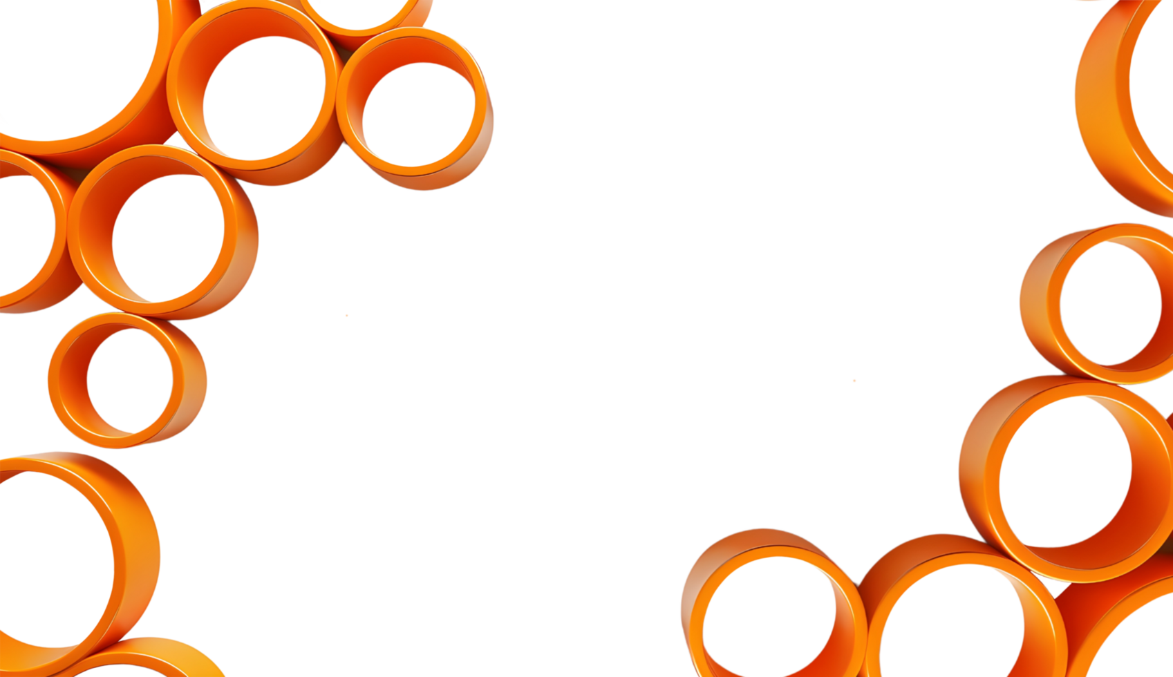 Orange circle background png