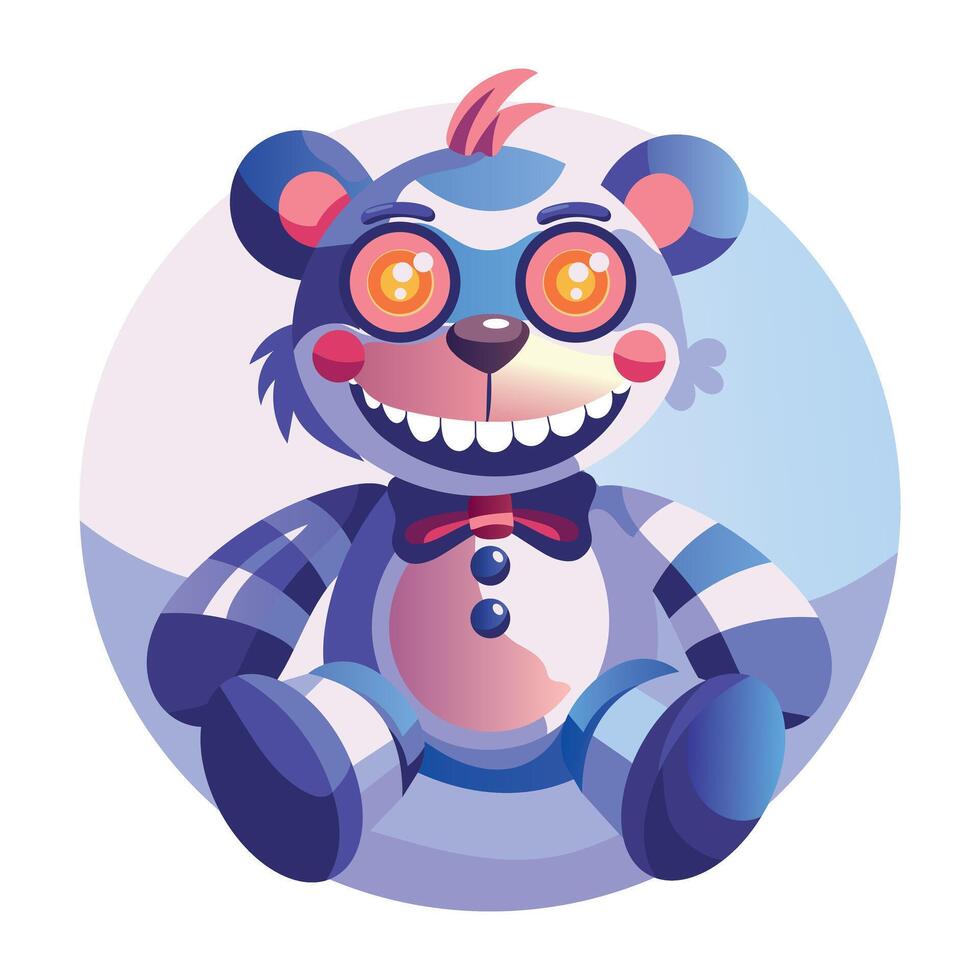 A flat illustration of spooky toy vector