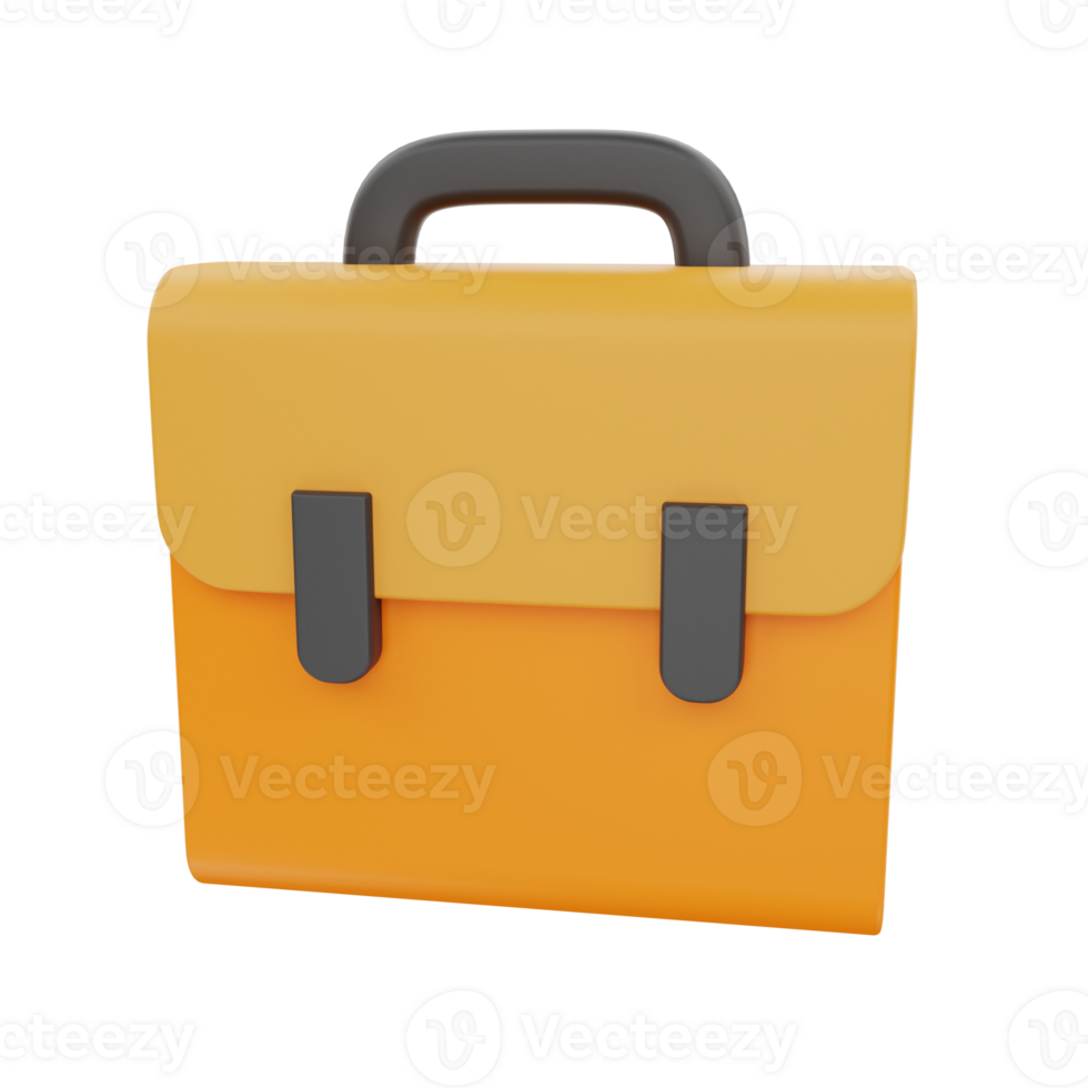 3D Rendering Bag Icon Object png