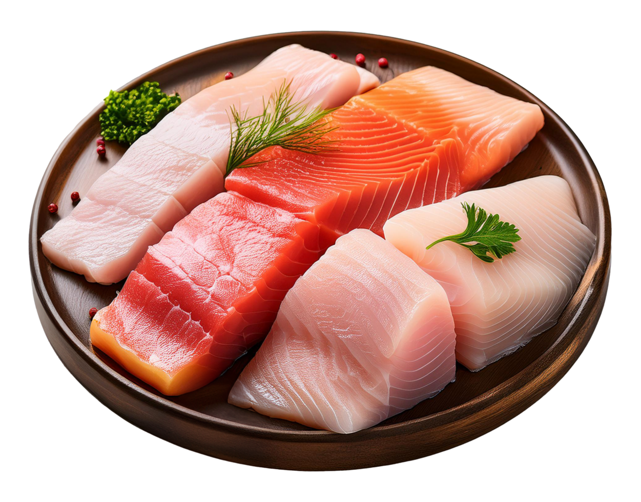 raw fish fillets png