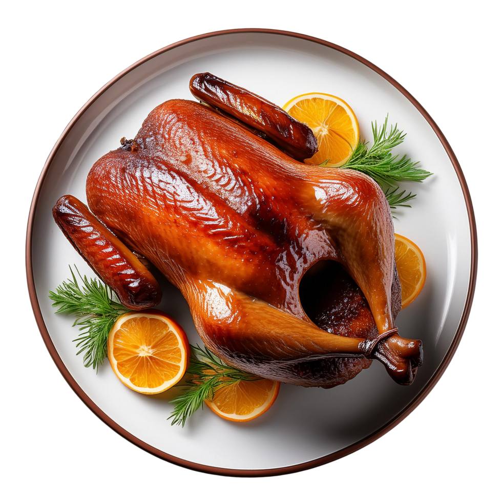 roasted chicken with oranges png