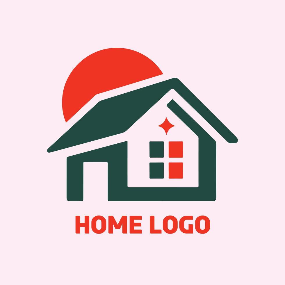 Modern Silhouette Home Logo Designs for Real Estate. vector