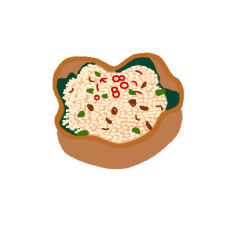 Delicious fried rice png