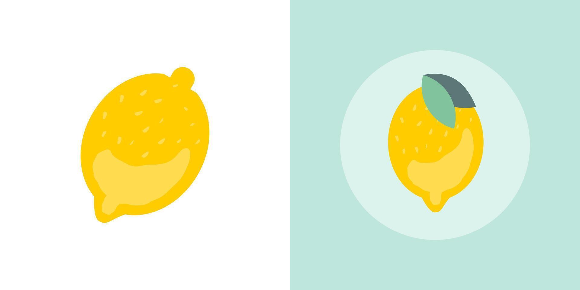 Lemon background lemonade icon logo graphic design isolated vector