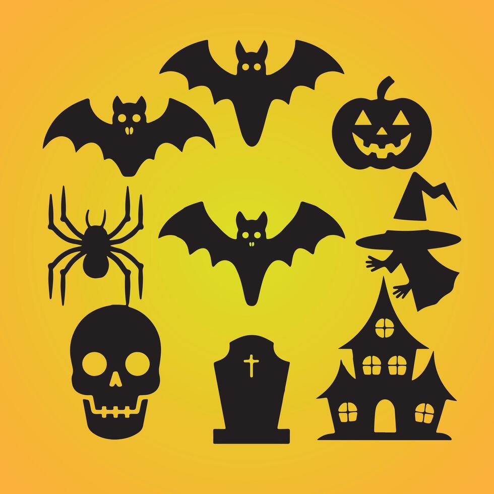 Haunted House with Glowing Eyes vector