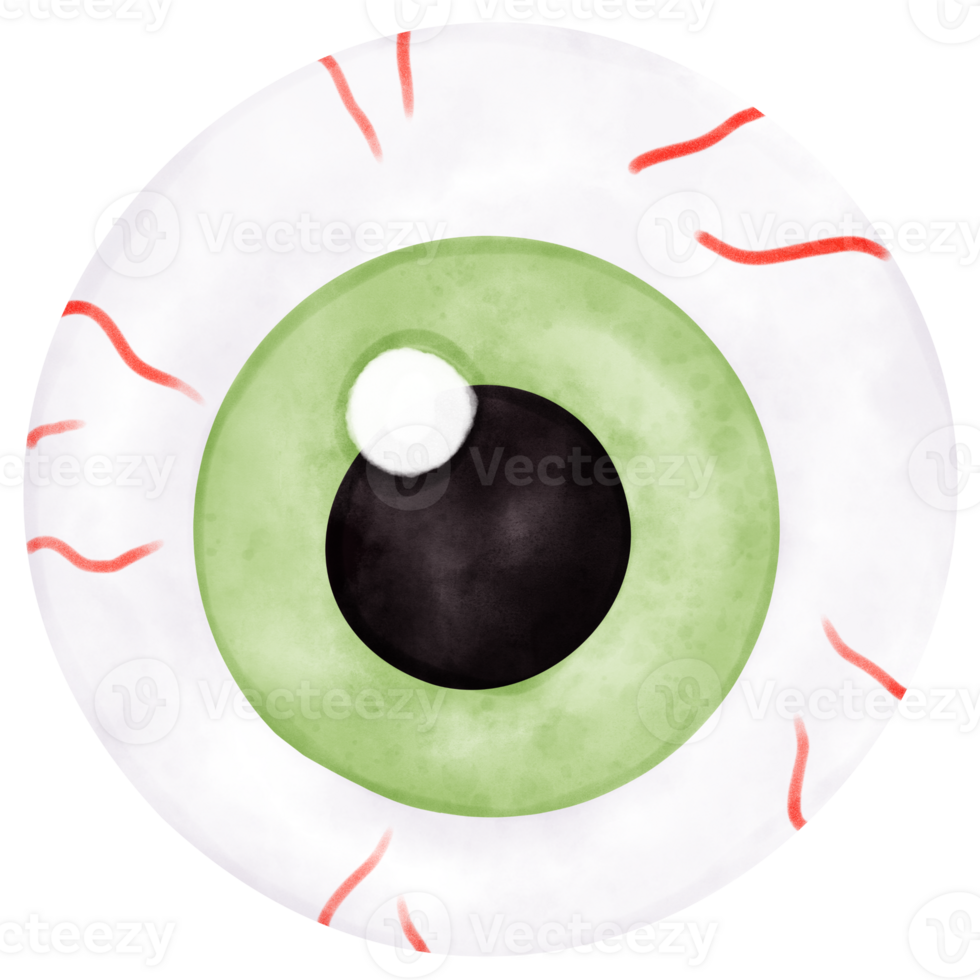 Scary eye, eye, eye ball, halloween png
