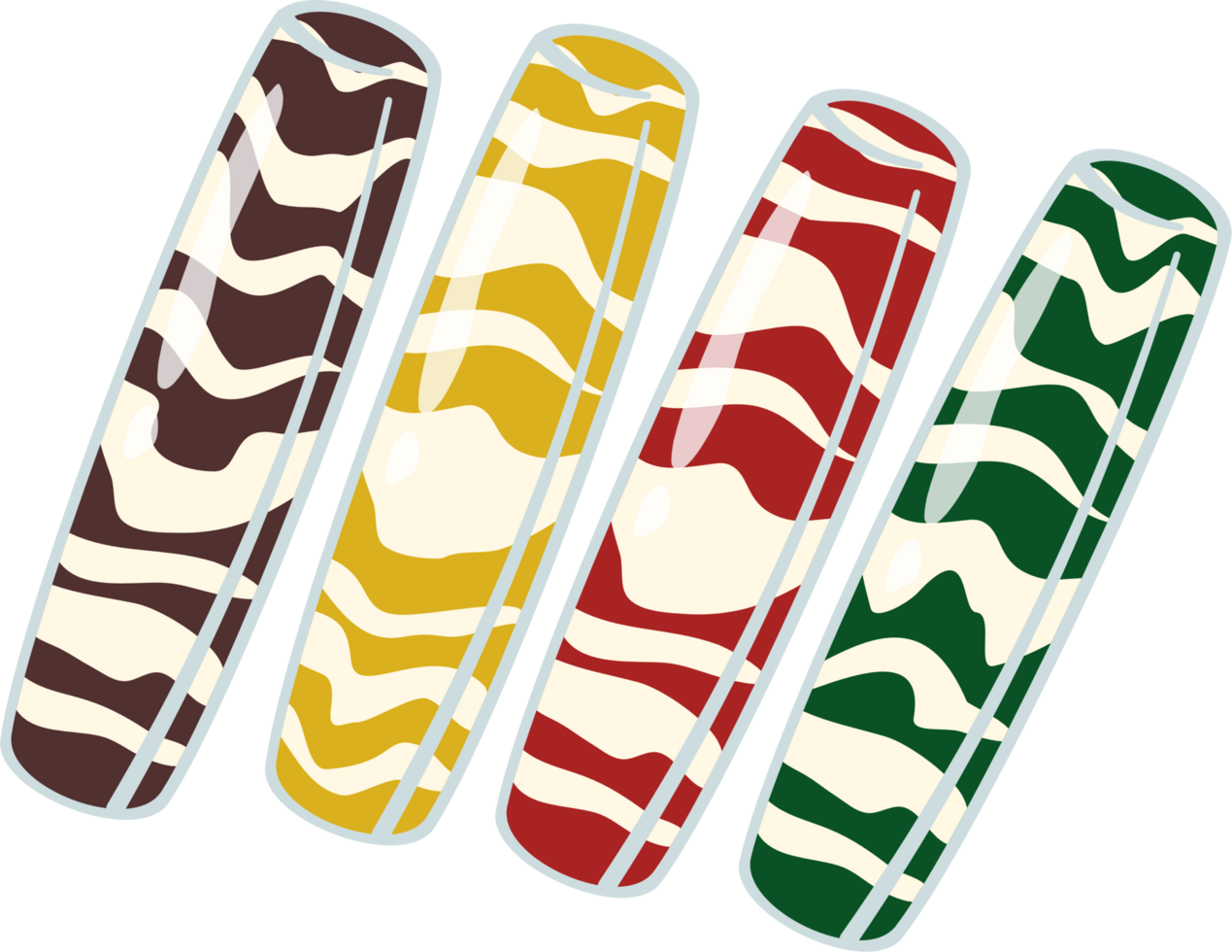 A Colorful Sweet and Chewy Indonesian Dessert Delight called Dodol Zebra png